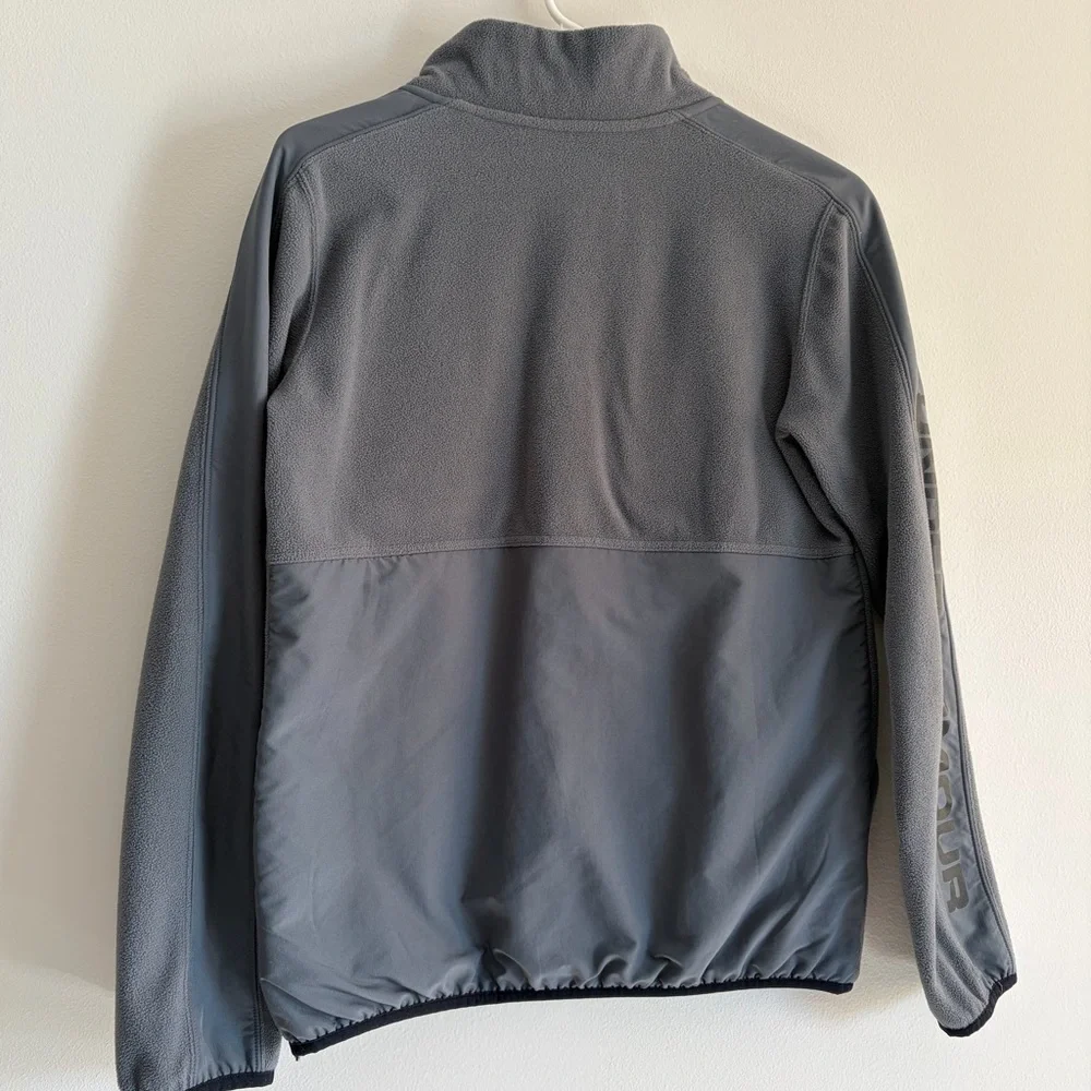 Under Armour Kids Gray Performance Jacket Quarterzip - Picture 3 of 3